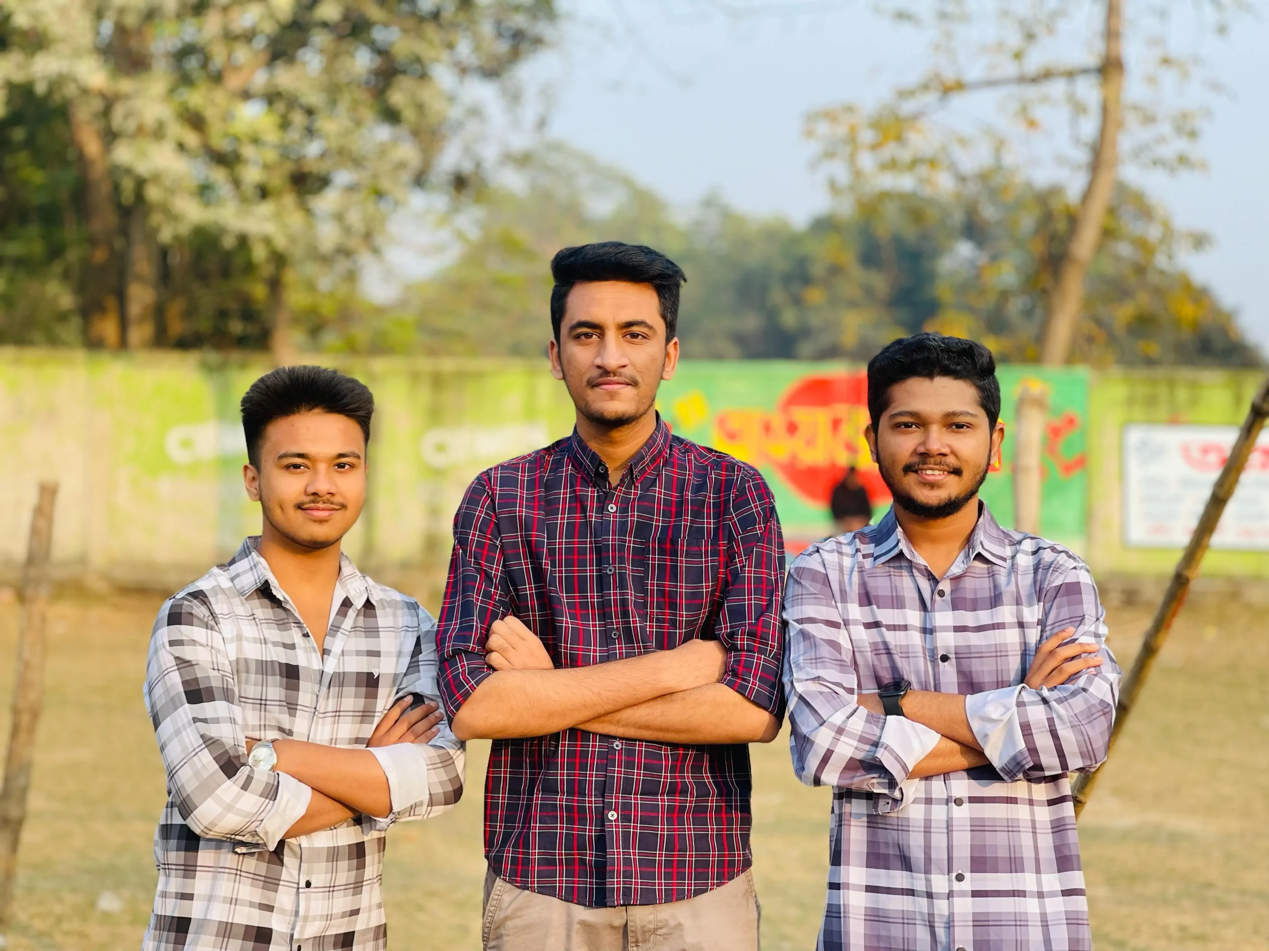 Masrafi, Ruhan and Rafi together
